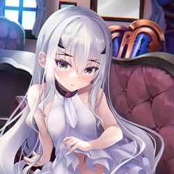 This is a pixiv picture whose title is メリュ子のシュミーズ.