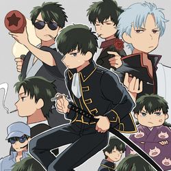 This is a pixiv picture whose title is 土方十四郎誕生祭.