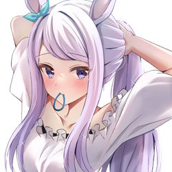 This is a pixiv picture whose title is ポニテマックイーン.