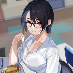 This is a pixiv picture whose title is レトロ自販機とお姉さん。.