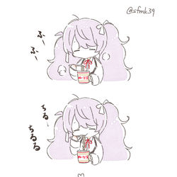 This is a pixiv picture whose title is 🍜🤤.