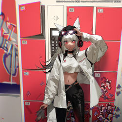 This is a pixiv picture whose title is 短道速滑霜叶之更衣室场合♥.