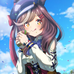 This is a pixiv picture whose title is ウマ娘_マチカネタンホイザと春のピクニック.