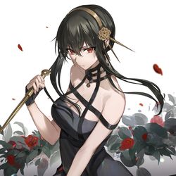 This is a pixiv picture whose title is いばら姫🥀.