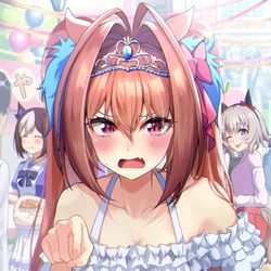 This is a pixiv picture whose title is やきもちスカーレット.