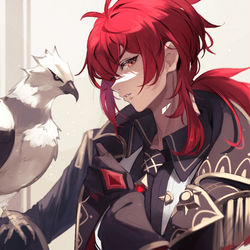 This is a pixiv picture whose title is 旦那.