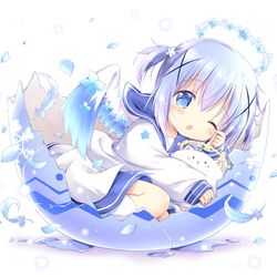 This is a pixiv picture whose title is ごちハピちのちゃん.