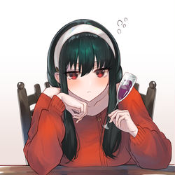 This is a pixiv picture whose title is ほろ酔いヨルさん.