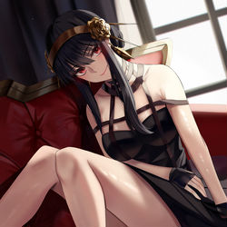 This is a pixiv picture whose title is Yor Forger.