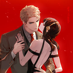 This is a pixiv picture whose title is SPY × FAMILY Roid x Yor.