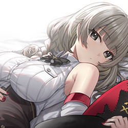This is a pixiv picture whose title is ✠Lützow✠.