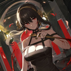 This is a pixiv picture whose title is ヨル・フォージャー.