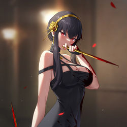 This is a pixiv picture whose title is ヨル・フォージャー.