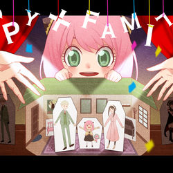 This is a pixiv picture whose title is SPY×FAMILY.