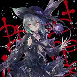 This is a pixiv picture whose title is ルナティックなこいしちゃん🌙.