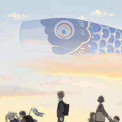 This is a pixiv picture whose title is 再会.