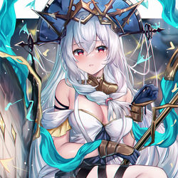 This is a pixiv picture whose title is 斯卡蒂.