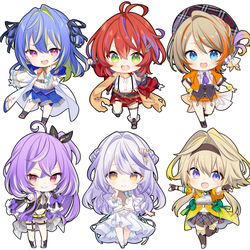 This is a pixiv picture whose title is ハーフアニバーサリーイラスト.