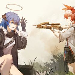 This is a pixiv picture whose title is 别这么紧张啊,菲...亚.......