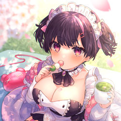 This is a pixiv picture whose title is お花見.