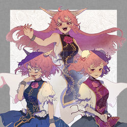 This is a pixiv picture whose title is 茨木華扇.