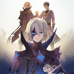 This is a pixiv picture whose title is ☆𝐑𝐞𝐪𝐮𝐢𝐞𝐦 𝐨𝐟 𝐭𝐡𝐞 𝐄𝐜𝐡𝐨𝐢𝐧𝐠 𝐃𝐞𝐩𝐭𝐡𝐬 ☆.