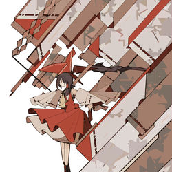 This is a pixiv picture whose title is 霊夢さん。.