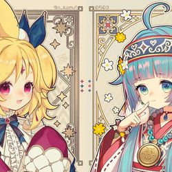This is a pixiv picture whose title is 🎊１周年おめでとう〜！🎊.