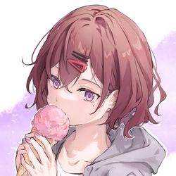 This is a pixiv picture whose title is 甜筒円.
