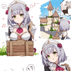 This is a pixiv picture whose title is 诺艾尔.