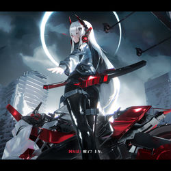 This is a pixiv picture whose title is 『 降临 』.