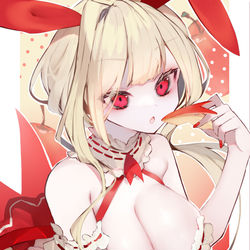 This is a pixiv picture whose title is 🐇🍎.