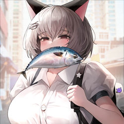 This is a pixiv picture whose title is いってきます.