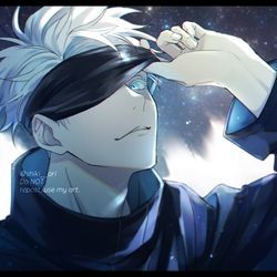 This is a pixiv picture whose title is 五条悟.