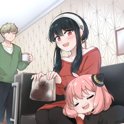 This is a pixiv picture whose title is ははの日.