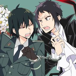 This is a pixiv picture whose title is 小野賢章VS小野賢章.