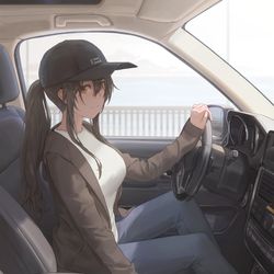 This is a pixiv picture whose title is DRIVE.