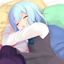 This is a pixiv picture whose title is お休み.