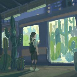 This is a pixiv picture whose title is 針のむしろ.