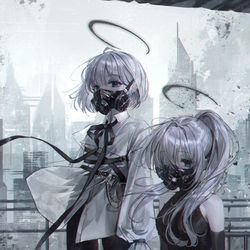 This is a pixiv picture whose title is dark.