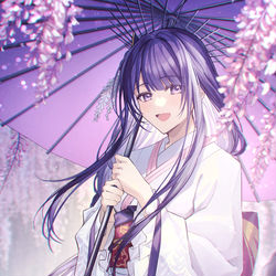 This is a pixiv picture whose title is 雷電眞.