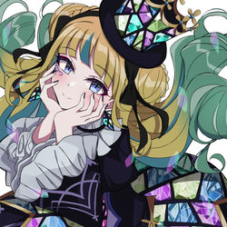 This is a pixiv picture whose title is ☩漆黒の明星☩.