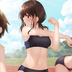 This is a pixiv picture whose title is べつにキミの応援がなくても勝てるし･･･でもありがとっ･･･.
