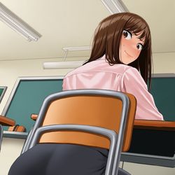 This is a pixiv picture whose title is 「抜けない・・・!!!」.