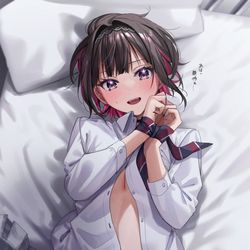 This is a pixiv picture whose title is 保健室で寝てたら襲われたので仕返ししたら怖がれてしまった….
