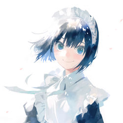 This is a pixiv picture whose title is メイドさん.