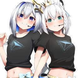 This is a pixiv picture whose title is 最かわのアイドルコンビ！.