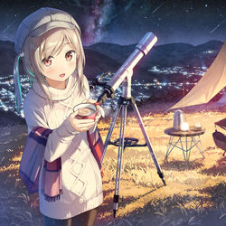 This is a pixiv picture whose title is キャンプデート.