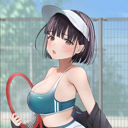 This is a pixiv picture whose title is 🎾.
