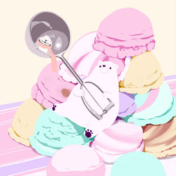 This is a pixiv picture whose title is アイスクリームタワー.